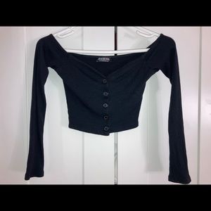 Fashion Nova Off the Shoulder Crop Top